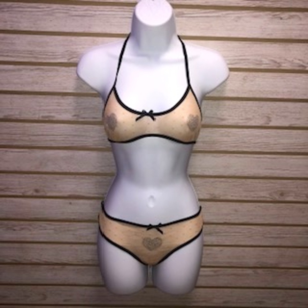 Bedazzled Sheer Lingerie Set